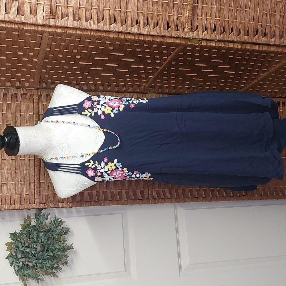 5 For 25! Navy Halter Dress Large